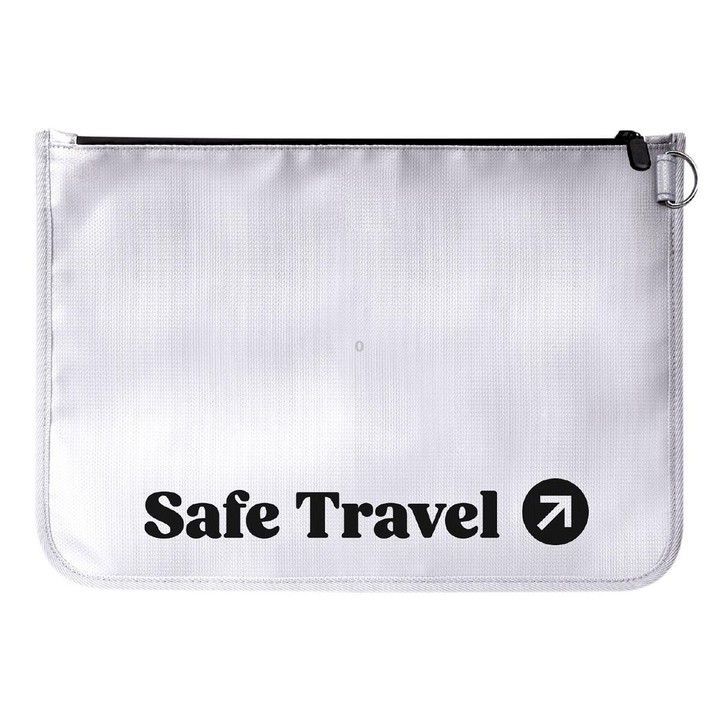 MOMAX SR55E 1-World Airliner Fireproof Storage Bag, Size: 265x373mm(Grey)