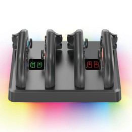 For Nintendo Switch 2 OIVO IV-SW224 Game Controller Magnetic Charging Stand(Black)
