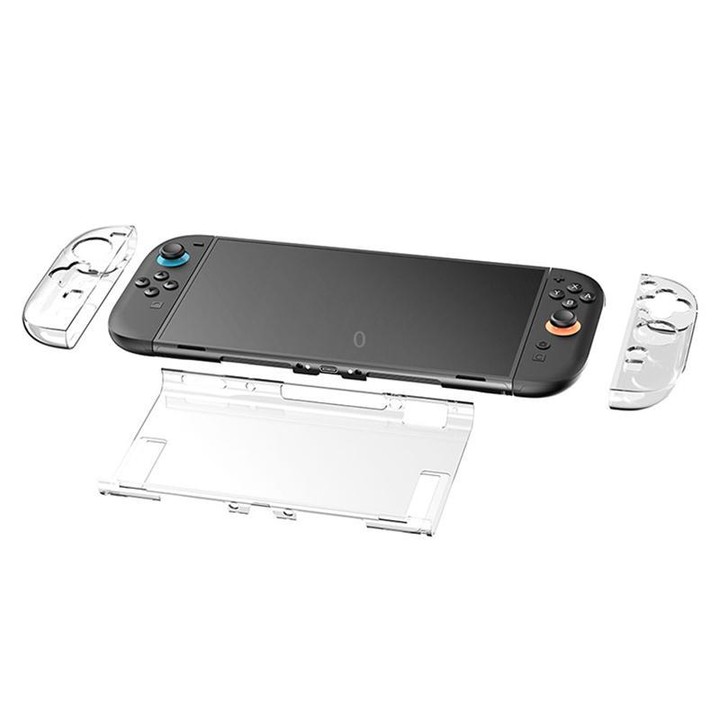 For Nintendo Switch 2 OIVO IV-SW331 Game Console TPU Split Protective Case(Transparent)