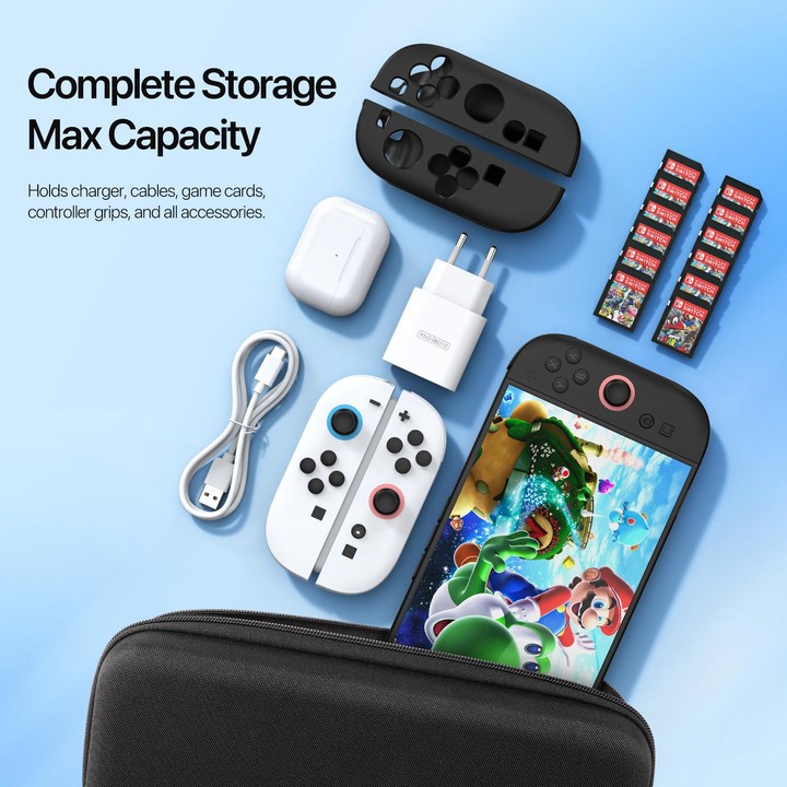 For Nintendo Switch 2 DUX DUCIS Game Console EVA Portable Storage Bag(Black)
