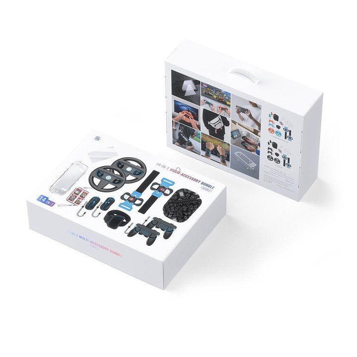 For Nintendo Switch 2 JYS NS2317 14-in-1 Sports Gaming Motion Sensor Controller Set