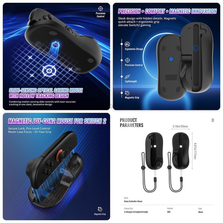 For Nintendo Switch 2 JYS NS2317 14-in-1 Sports Gaming Motion Sensor Controller Set
