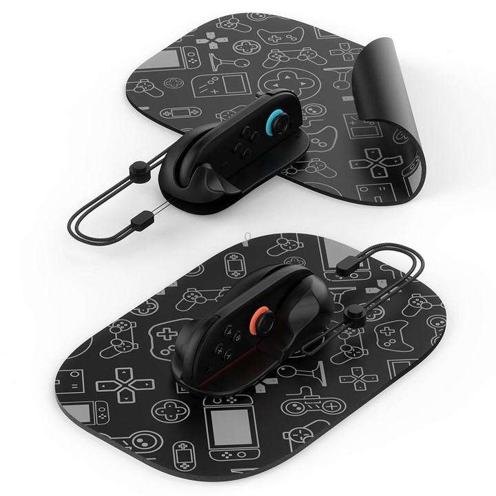 JYS NS2313 For Nintendo Switch 2 Left & Right Controller Mouse + Pad Joy-Con Adapter Stand(Blue Orange)