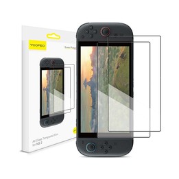 For Nintendo Switch 2 YOOPEO YP115 2pcs Anti-fingerprint HD Tempered Glass Film