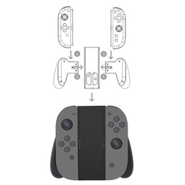 For Nintendo Switch 2 KJH NS2-022 Left & Right Joy-Con Grip Detachable Controller Stand(White)