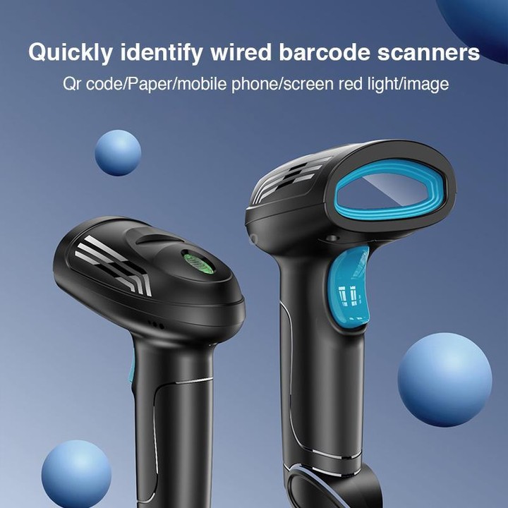 Yesido EC21 1D / 2D Wired Barcode Scanner(Black)
