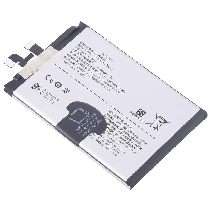 For vivo Y300 Pro BA56 6500mAh Battery Replacement