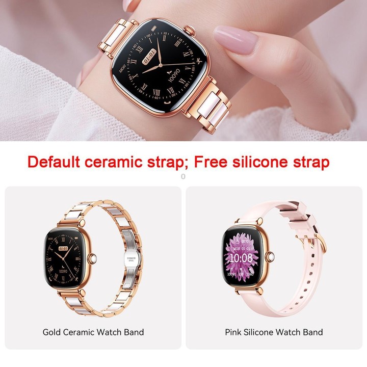 JOYROOM JR-FS1 Star Series 1.7 inch AMOLED Screen 1 ATM Waterproof Smart Watch(Gilt Gold)