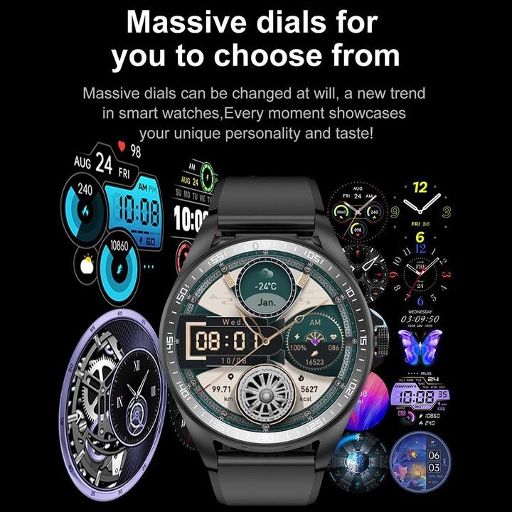 F36 1.46 inch TFT Color Screen 2 in 1 Bluetooth Earphone Smart Watch, Support Bluetooth Call / NFC(Black+Black Silicone)