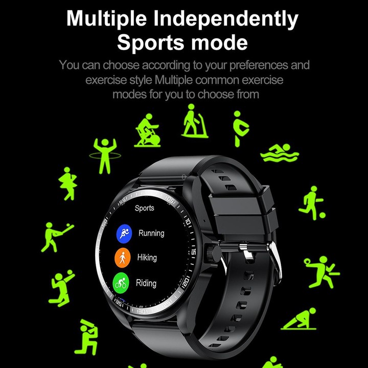 F36 1.46 inch TFT Color Screen 2 in 1 Bluetooth Earphone Smart Watch, Support Bluetooth Call / NFC(Silver+Black Silicone)