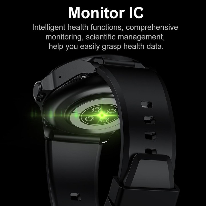 F36 1.46 inch TFT Color Screen 2 in 1 Bluetooth Earphone Smart Watch, Support Bluetooth Call / NFC(Black+Black Leather)