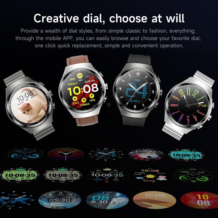 F39 1.43 inch AMOLED Screen 2 in 1 Bluetooth Earphone Smart Watch, Support Bluetooth Call / NFC(Black Silicone)
