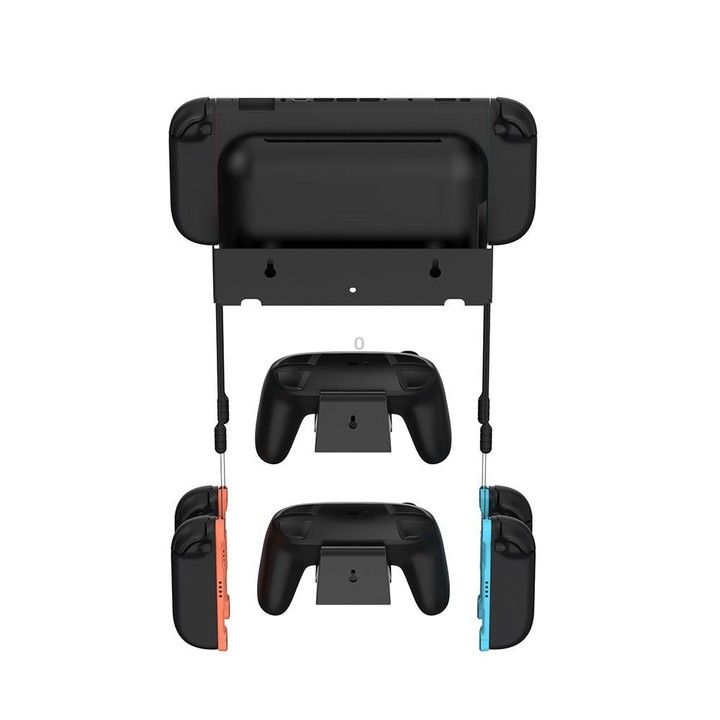 For Nintendo Switch 2 DOBE TNS-31113 Game Controller Wall-Mounted Storage Rack(Black)