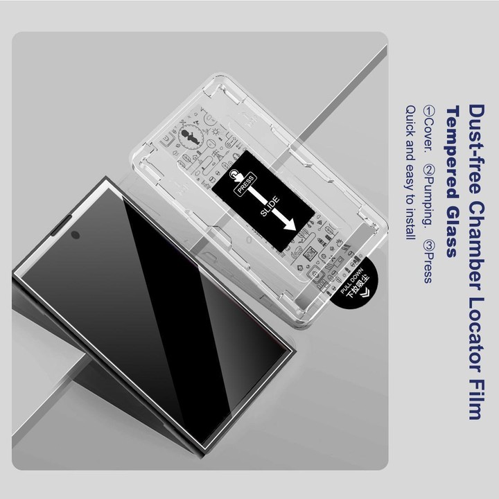 For Samsung Galaxy S23 FE 5G imak Dust-free Chamber Locator H Series Tempered Glass Film