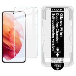For Samsung Galaxy S21 5G imak Dust-free Chamber Locator H Series Tempered Glass Film
