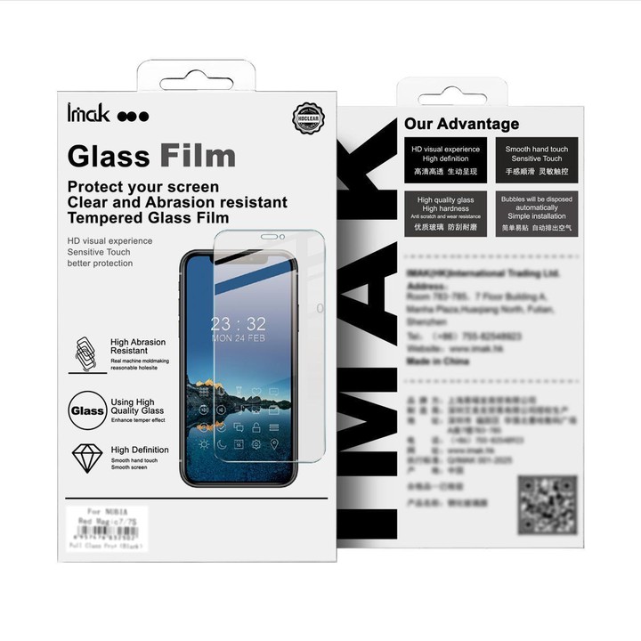 For Samsung Galaxy S21+ 5G imak Dust-free Chamber Locator H Series Tempered Glass Film