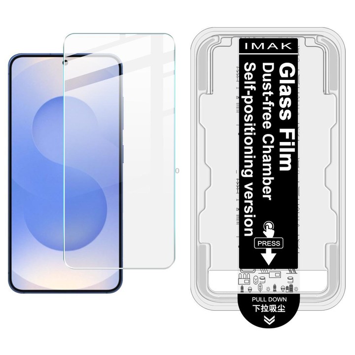 For Samsung Galaxy S23+ 5G / S22+ 5G imak Dust-free Chamber Locator H Series Tempered Glass Film
