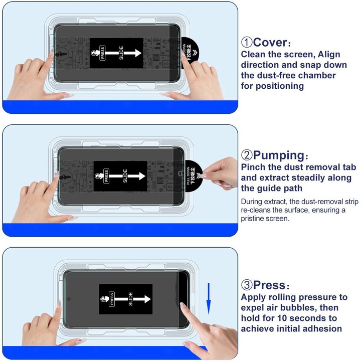 For Samsung Galaxy S24+ 5G imak Dust-free Chamber Locator H Series Tempered Glass Film