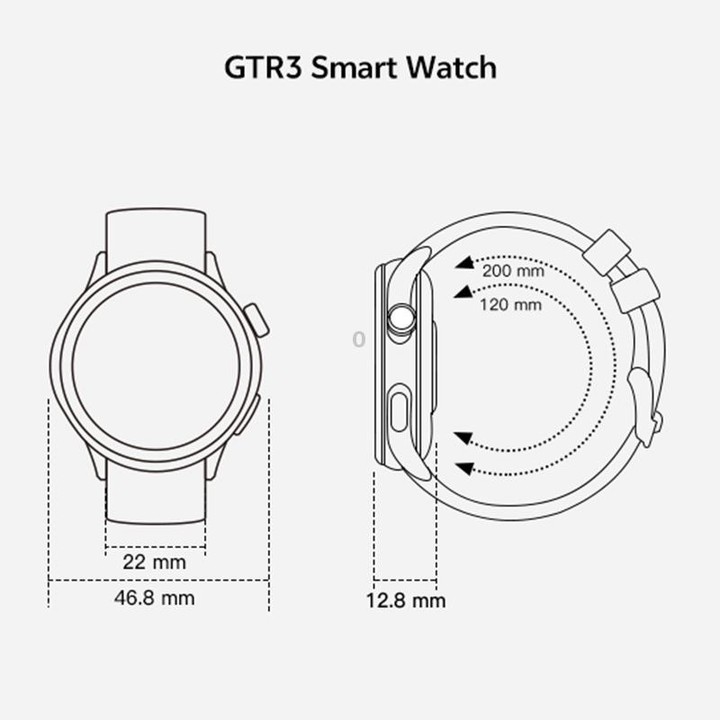 GR3 1.43 inch AMOLED Screen Fitness Tracker Smart Watch Support Heart Rate Monitoring(Pink)