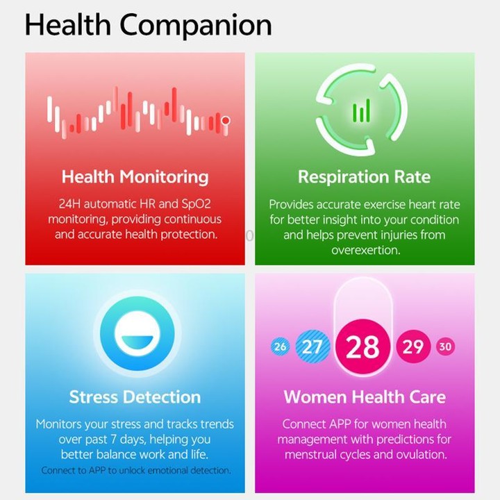 GR3 1.43 inch AMOLED Screen Fitness Tracker Smart Watch Support Heart Rate Monitoring(Light Grey)