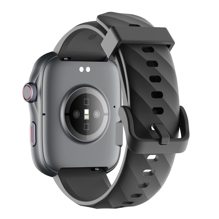 GS10 1.95 inch AMOLED Screen Fitness Tracker Smart Watch Support Heart Rate Monitoring(Black)