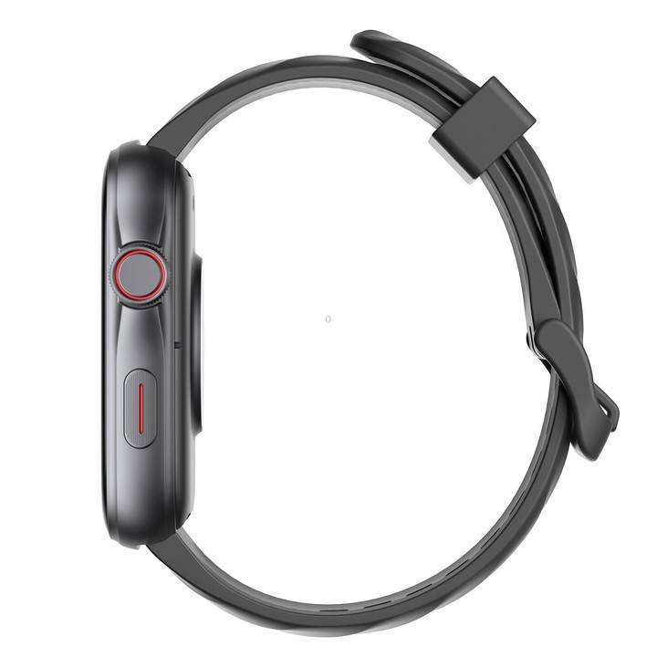 GS10 1.95 inch AMOLED Screen Fitness Tracker Smart Watch Support Heart Rate Monitoring(Black)