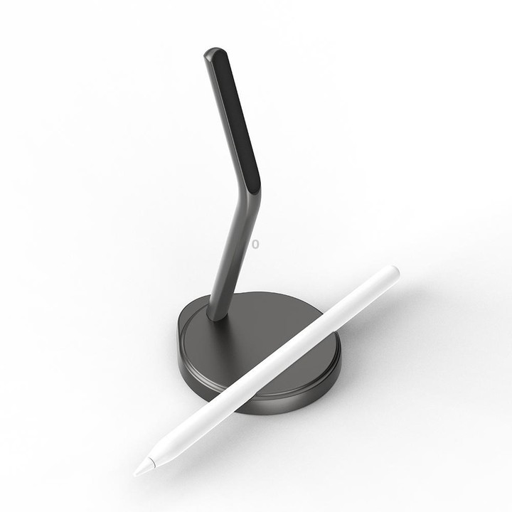 For Apple Pencil 2 Capacitive Stylus Magnetic Wireless Charging Holder(Black)