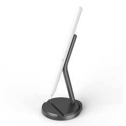 For Apple Pencil 2 Capacitive Stylus Magnetic Wireless Charging Holder(Black)