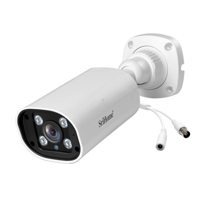 SriHome NVS008-AHD006 2MP HD 8-CH XVR NVR Camera Network Video Recorder Kit(UK Plug)