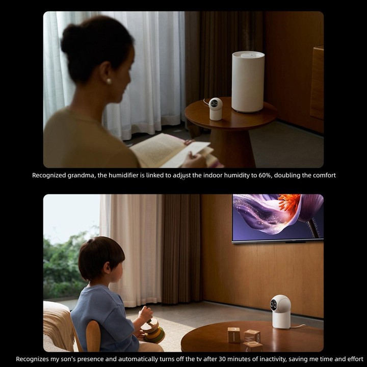 Original Xiaomi Mijia Smart Camera 4 9X Zoom Edition Baby Pet AI Facial Recognition Gesture Call Two-way Voice Camera For Mi Hom