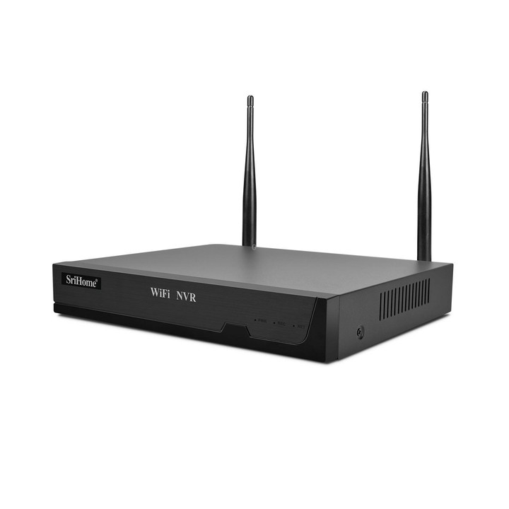 SriHome NVS001-IPC037 2MP HD 4-CH NVR WiFi IP Camera Kit(AU Plug)