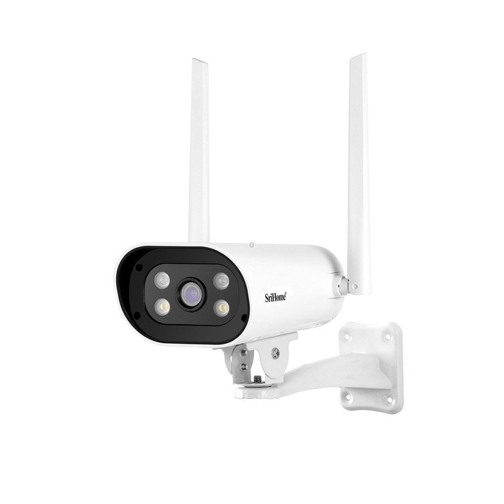 SriHome NVS001-IPC037 2MP HD 4-CH NVR WiFi IP Camera Kit(AU Plug)