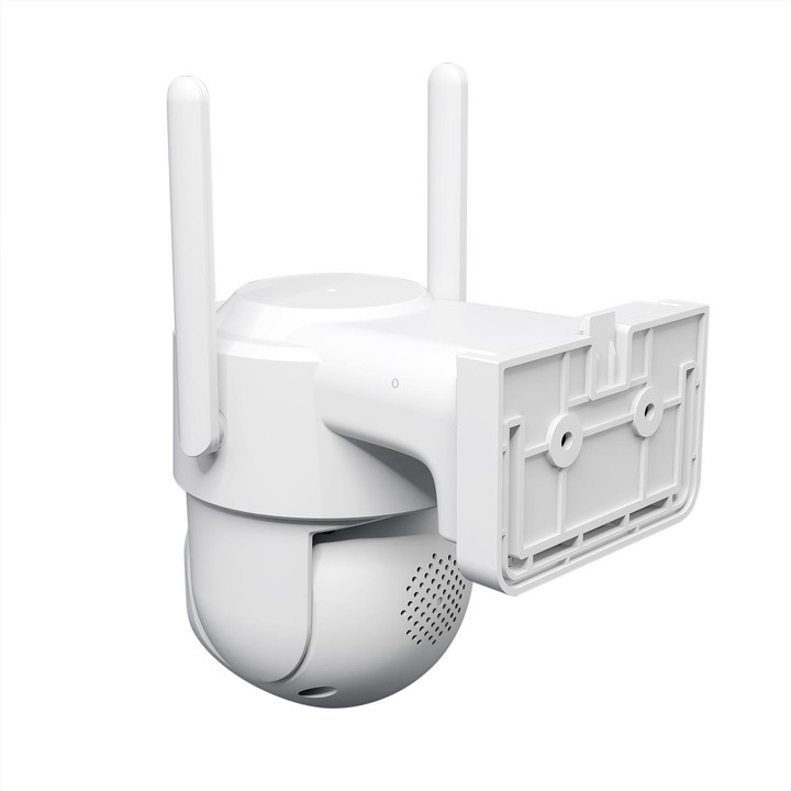 SriHome DH005 4MP 2K Low Power Consumption Wireless Security Camera System with Solar Panel(White)