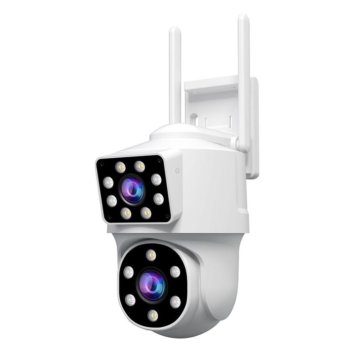 Srihome SH063 4MP Dual Lens Panoramic Surveillance HD Camera(US Plug)