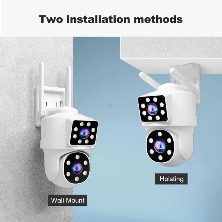Srihome SH063 4MP Dual Lens Panoramic Surveillance HD Camera(AU Plug)