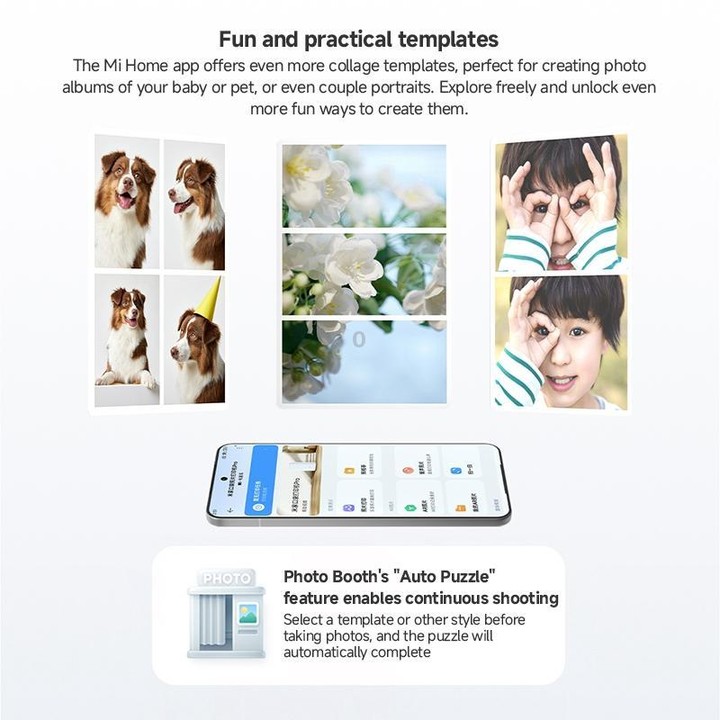 Original Xiaomi Mijia Pocket Photo Printer Pro(White Silver)
