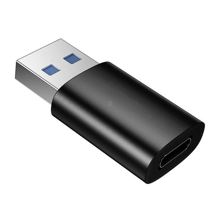 Borofone BV26B USB Male to Type-C Female USB3.0 Adapter(Black)