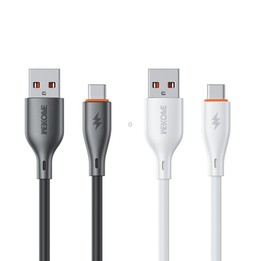 WK WDC-116a 66W USB to Type-C Fast Charging Data Cable, Length: 1m(Black)