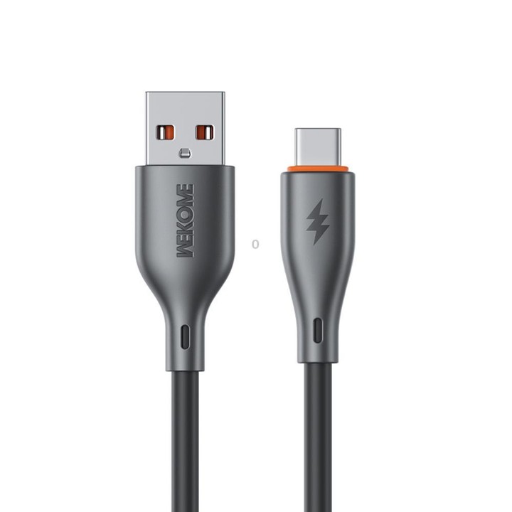 WK WDC-116a 66W USB to Type-C Fast Charging Data Cable, Length: 1m(Black)