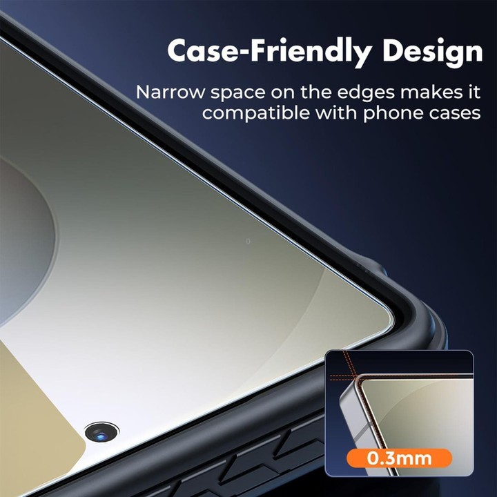 For Galaxy A04e Kalebol 10pcs High-Aluminum Semi-Screen Anti-Fingerprint HD Tempered Glass Film