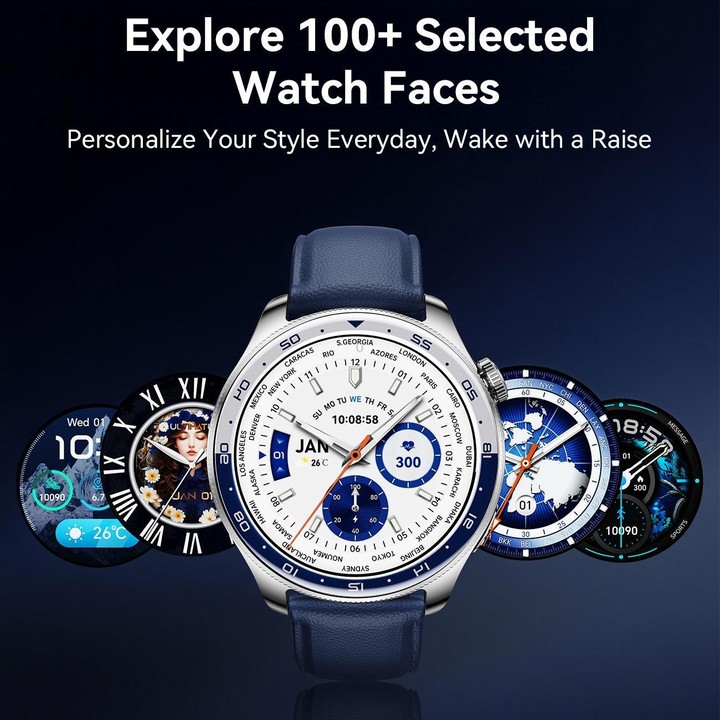 JOYROOM Classic Series JR-FC3 Bluetooth Call Smart Watch Supports Heart Rate Monitoring(Black)