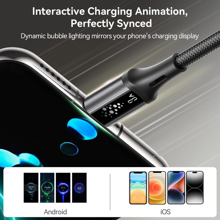 JOYROOM S-A60 StarTalk Series 3A USB to Type-C Data Cable, Cable Length: 1.2m(Black)