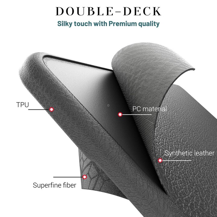 For MacBook Air 13.6 inch A3113 / A3240 Business Pro Magnetic Holder Laptop Protective Case(Grey)