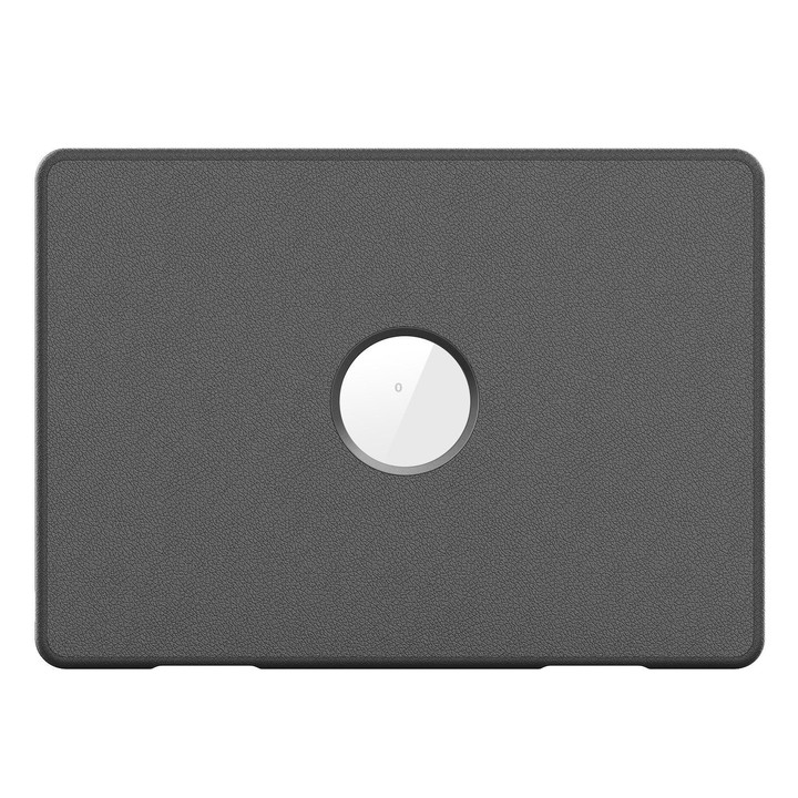 For MacBook Air 13.6 inch A3113 / A3240 Business Pro Magnetic Holder Laptop Protective Case(Grey)