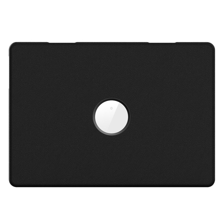 For MacBook Air 15.3 inch A3114 / A3241 Business Pro Magnetic Holder Laptop Protective Case(Black)