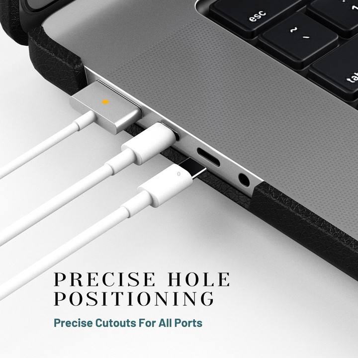 For MacBook Pro 16.2 inch A3403 / A3186 Business Pro Magnetic Holder Laptop Protective Case(Black)