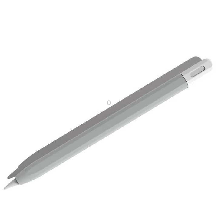 For Apple Pencil USB-C / 3 XDcase Contrast Color Silicone Protective Stylus Pen Case(Grey)