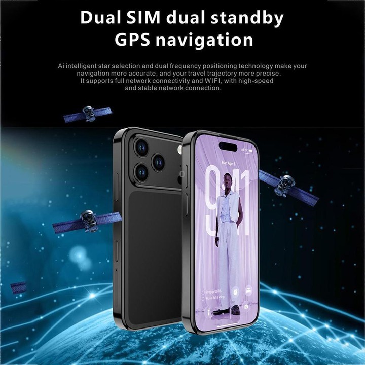 Melrose S17 Pro Mini, 4GB+64GB, 3.75 inch Android 12.0 MTK6765 Octa Core, Network: 4G, Dual SIM, Support Google Play(Blue)
