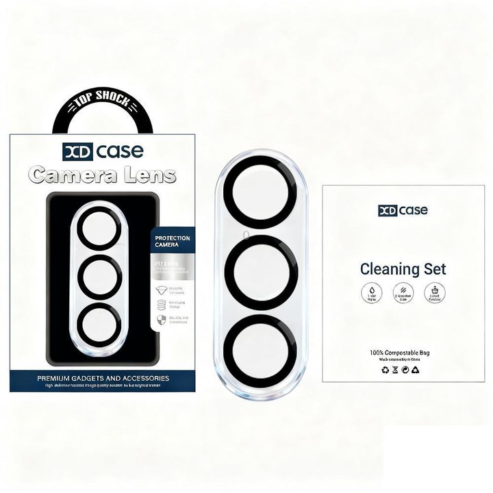 For Samsung Galaxy Z Flod6 5G XDcase Silkscreen Integrated Tempered Glass Back Camera Film