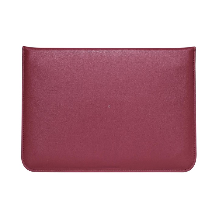 PU Leather Ultra-thin Envelope Bag Laptop Bag for MacBook Air / Pro 11 inch, with Stand Function(Wine Red)